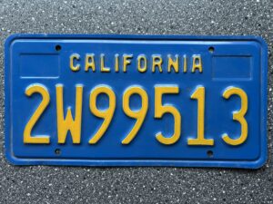 California 2W99513