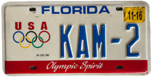 USA Florida numbrimärk taustapilt