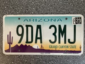 Arizona 9DA 3MJ
